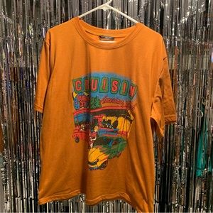 Shein Orange Cruisin Print T-shirt Size 1X